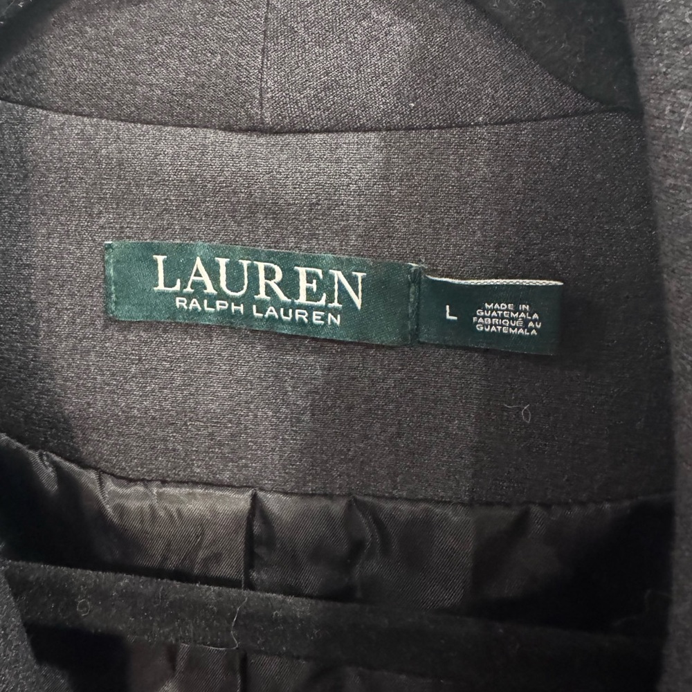 Lauren Ralph Lauren Dark Gray Trench Coat - Picture 3 of 4